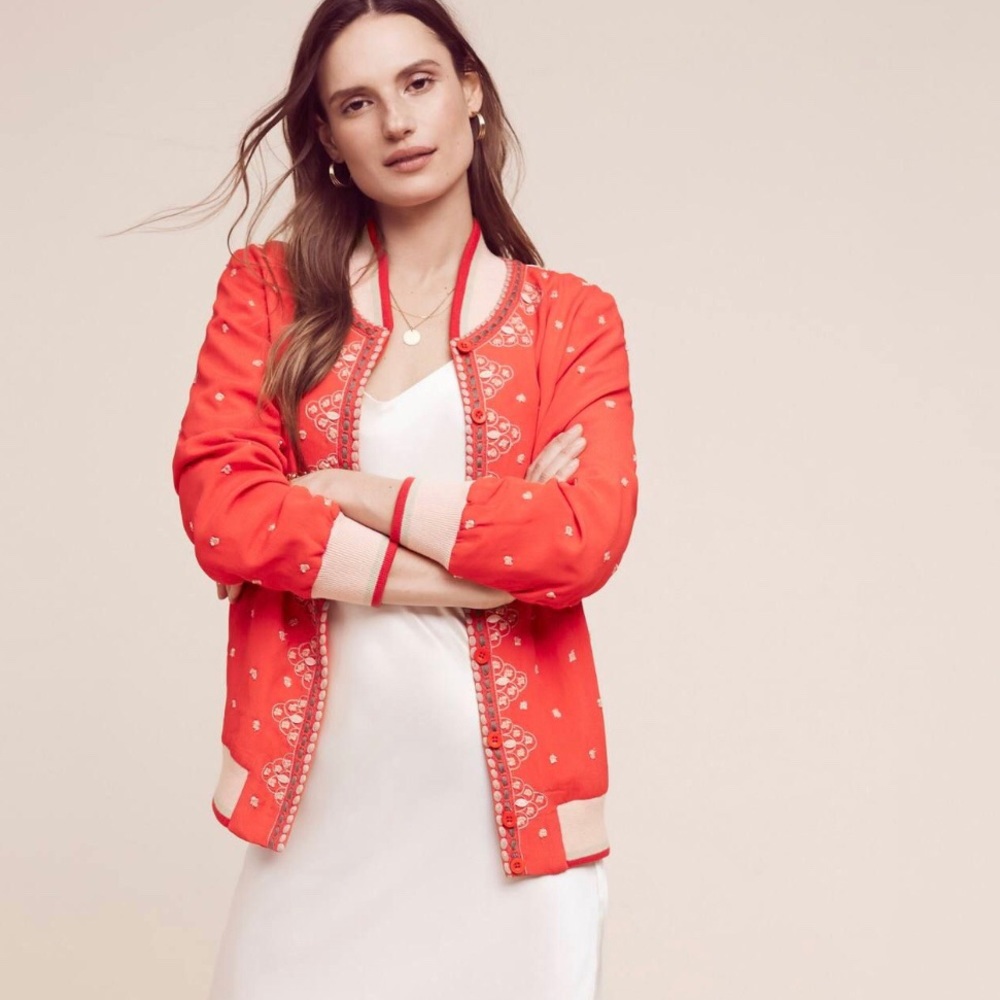 🔥 FINAL SALE 🔥Arabella Embroidered Bomber